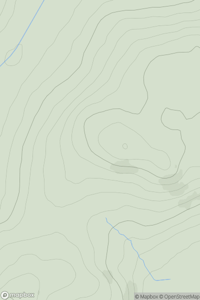 Thumbnail image for Cnoc Mor [Knapdale and Kintyre] [NR680091] showing contour plot for surrounding peak